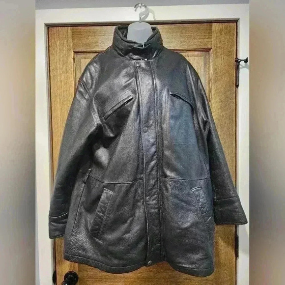 Wilsons The Leather Experts Men's Leather Jacket Size XL - Picture 1 of 6